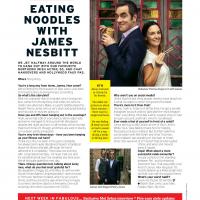 An interview in Fabulous magazine with Lucky Man actor James Nesbitt